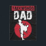 Tae Kwon Do Dad Black Belt Fighter Martial Arts Tr Fleecedecke<br><div class="desc">Tae Kwon Do Dad Black Belt Fighter Martial Arts Training</div>