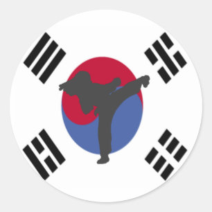 Tae Kwon Do Kicker weibliche Stickers