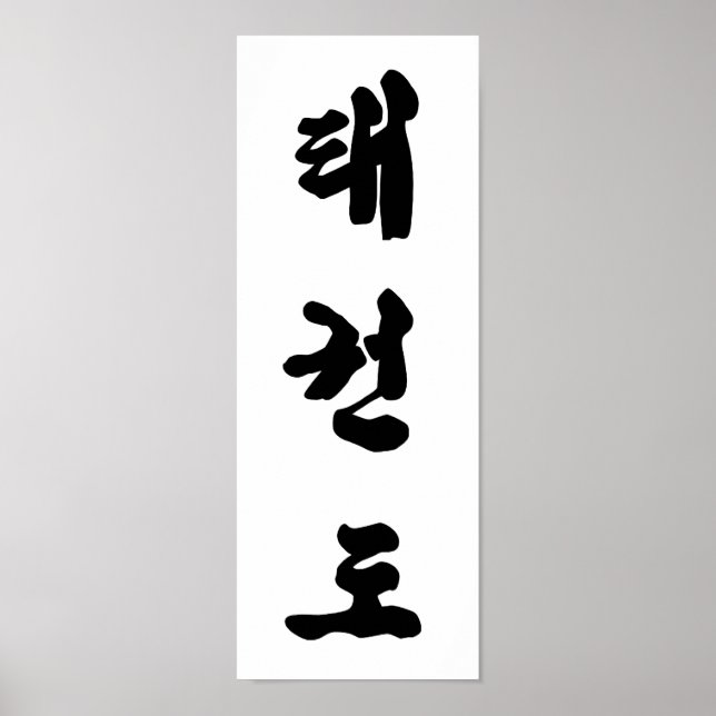 Tae Kwon Do Print Poster (Vorne)