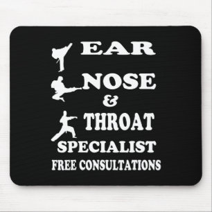 Tae Kwon Do und Karate Gear T-Shirt Straßenkampf Mousepad