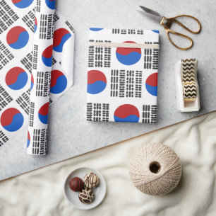 Taegeukgi 태 기 (Koreas Nationalflagge) Geschenkpapier