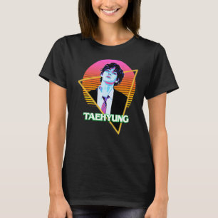 Taehuyngg Vintag Retro Sunset Kpop Music T-Shirt