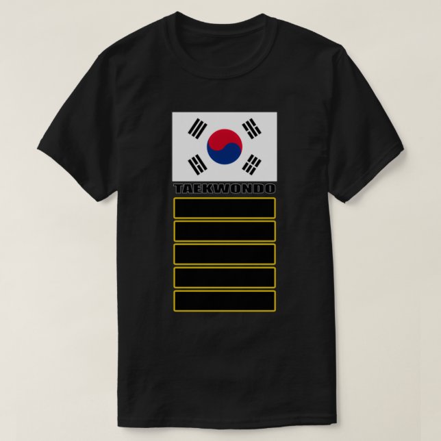 Taekwondo 5th Dan T-Shirt (Design vorne)