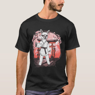 Taekwondo Alpaka Kirschblütenbaum Judo Kampfsport T-Shirt
