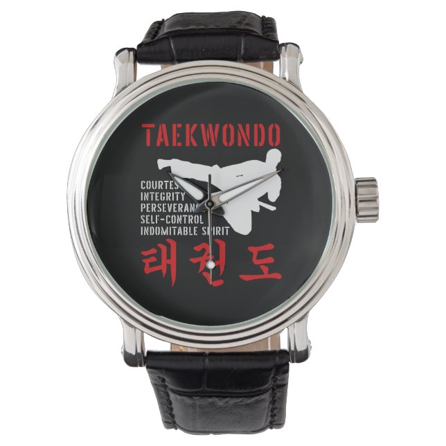 Taekwondo Armbanduhr (Vorderseite)