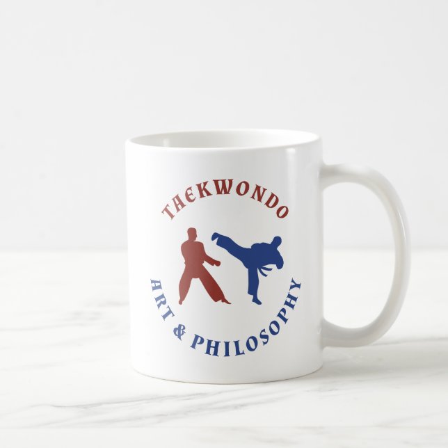 Taekwondo Art & Philosophie Tasse (Rechts)