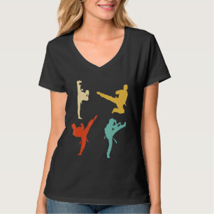Taekwondo Belts Silhouette Sport gestört T-Shirt