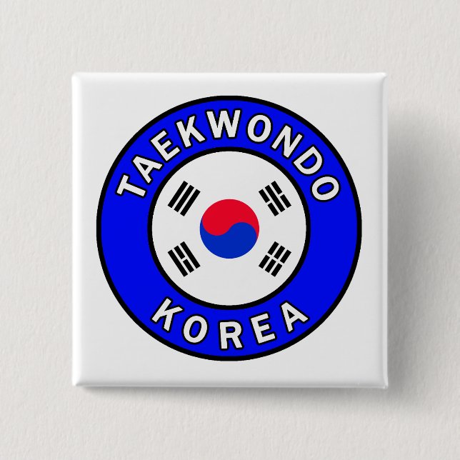 Taekwondo Button (Vorderseite)