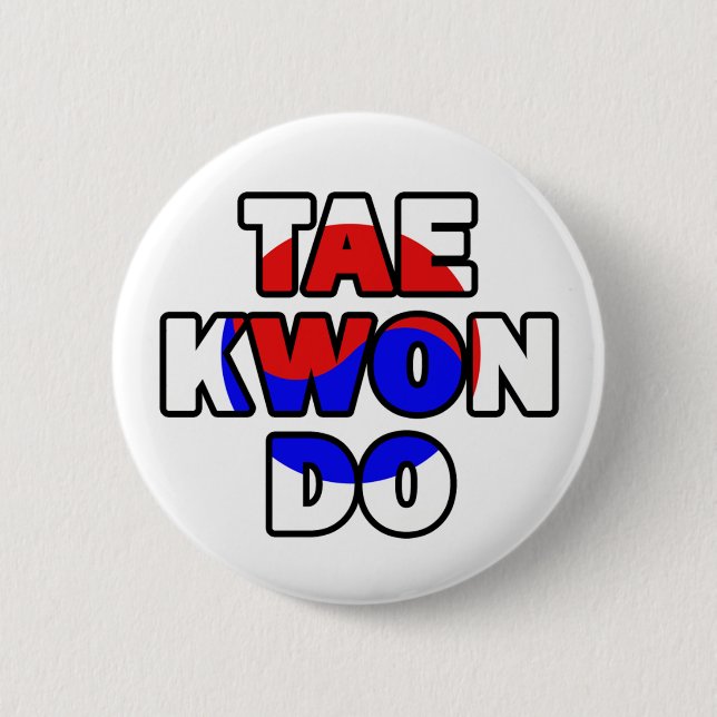 Taekwondo Button (Vorderseite)