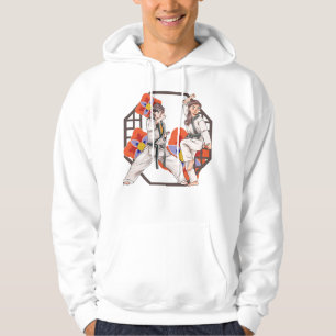 Taekwondo-Duo: Praxis und traditionelle Disziplin Hoodie