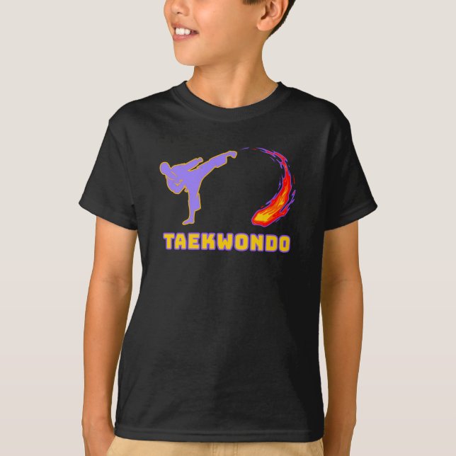 Taekwondo Energy Kick T-Shirt (Vorderseite)