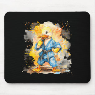 Taekwondo Ente Mma Wasserfarbe Kampfsport Judo Mousepad