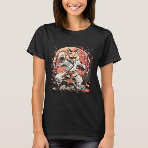 Taekwondo Fox Kickboxen Animall Jiu-Jitsu Kung Fu T-Shirt