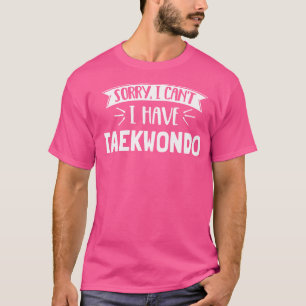 Taekwondo für Mädchen Frauen Männer T-Shirt