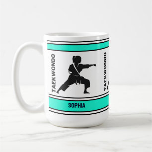 Taekwondo Geburtstagsgeschenk, Taekwondo Girl Play Kaffeetasse