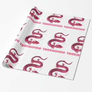 Taekwondo Geschenkpapier