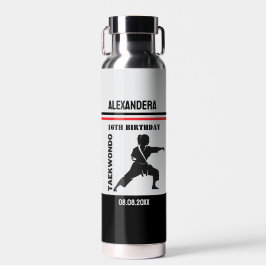 Taekwondo Girl Birthday Taekwondo Player Party Gam Trinkflasche