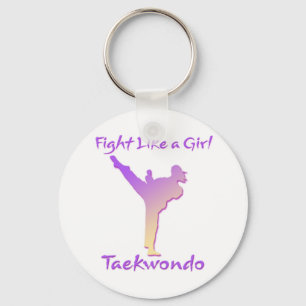 Taekwondo Girl Schlüsselanhänger