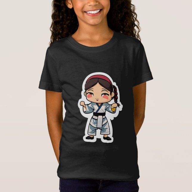 Taekwondo Girl T-Shirt (Vorderseite)