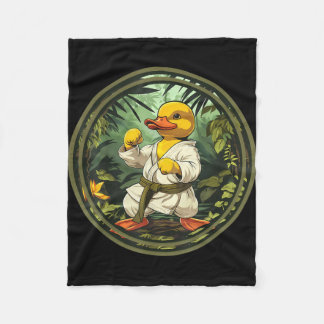 Taekwondo-Gummiente Kickboxen-Tier Jiu-Jitsu Fleecedecke