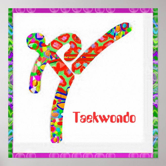 TAEKWONDO - Hobby, Sport Poster (Vorne)