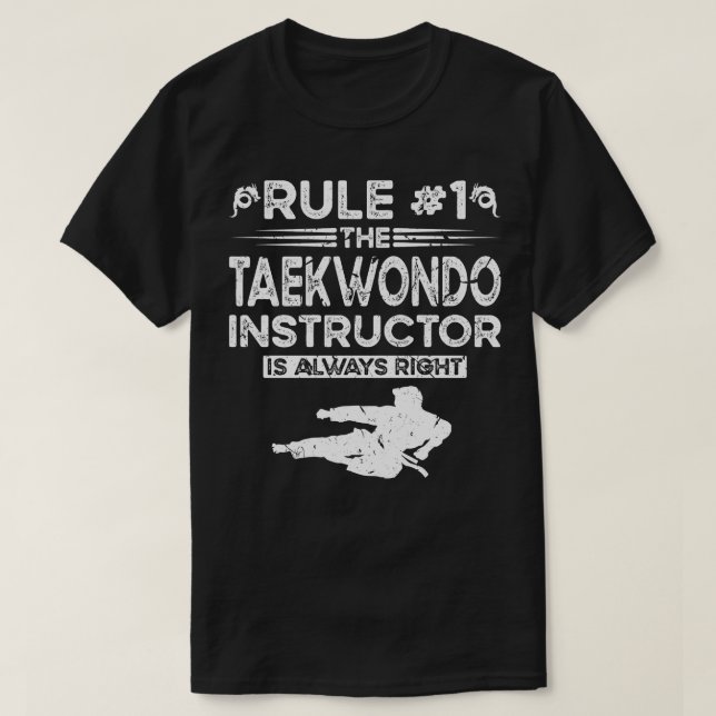 Taekwondo Instructor Men Taekwondo T-Shirt (Design vorne)