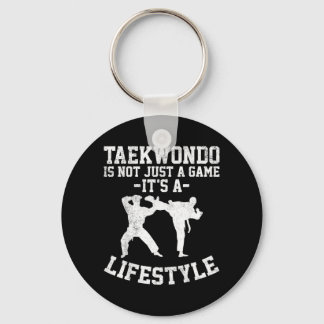 Taekwondo ist nicht nur ein Spiel, es ist ein Lebe Schlüsselanhänger