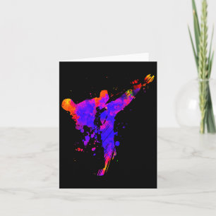 Taekwondo Jiu Jitsu Paint Spritzers Kids Jujitsu J Karte