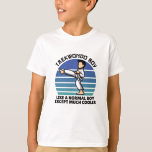 Taekwondo-Junge, nur viel cool T-Shirt