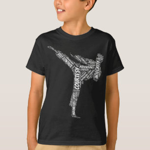 Taekwondo kämpfen 5 Tenets von TKD Martial Arts T-Shirt