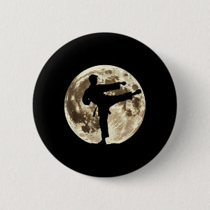 Taekwondo Kampfsport Kinder Männer Jungen Karate Button