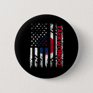 Taekwondo Karate Martial Arts Training Koreanische Button