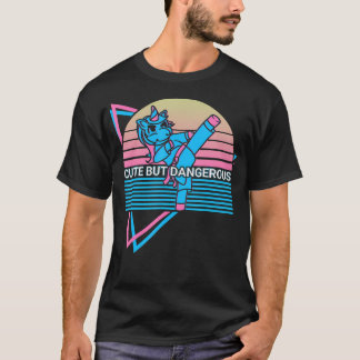 Taekwondo Karate Retro Süß Aber T-Shirt