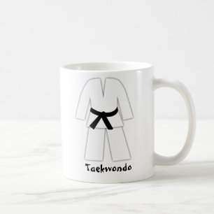 Taekwondo-Karate-schwarzer Gürtel Tasse