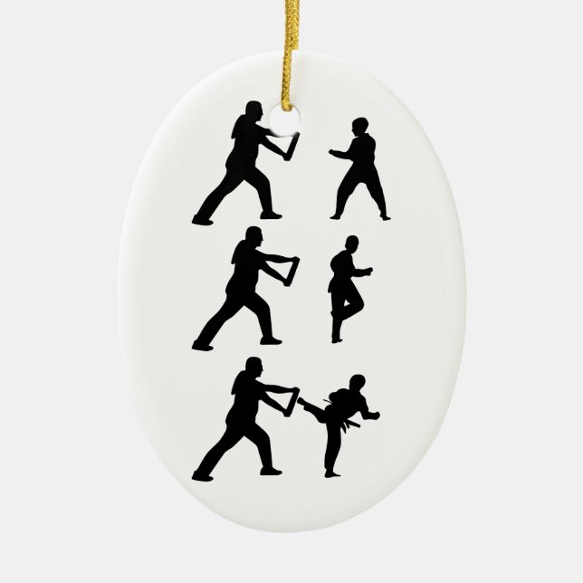 Taekwondo Keramikornament (Vorne)