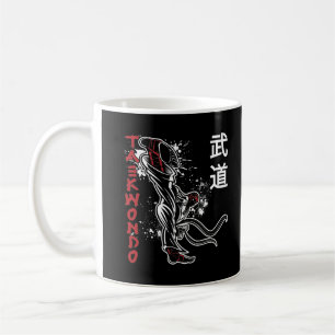Taekwondo Kick Martial Arts Kaffeetasse