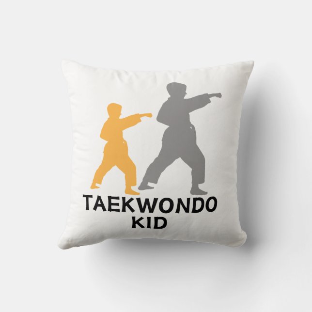 Taekwondo Kid Kissen (Rückseite)