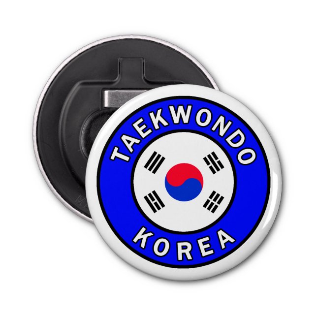Taekwondo Korea Flaschenöffner (Vorderseite)