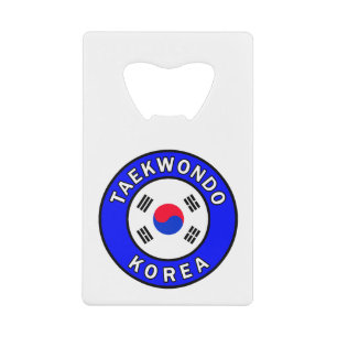 Taekwondo Korea Geldbeutel Flaschenöffner