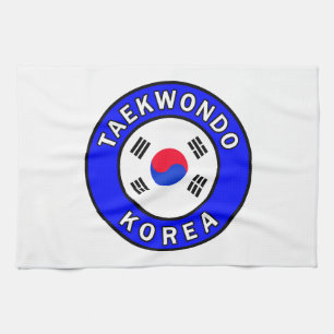 Taekwondo Korea Geschirrtuch