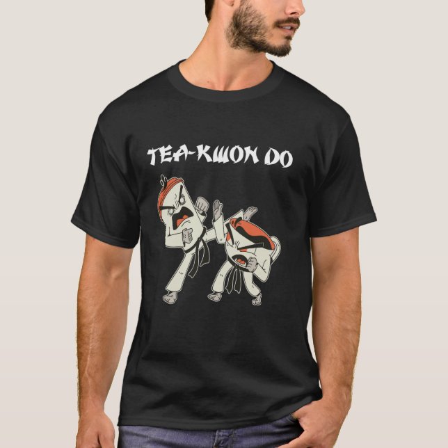 Taekwondo, Koreanischer Kampfkunst T-Shirt (Vorderseite)