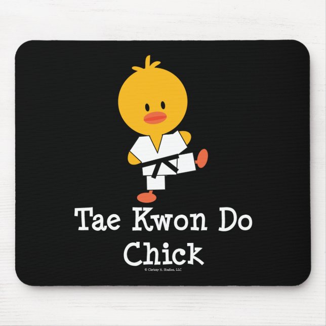 Taekwondo-Küken Mousepad (Vorne)