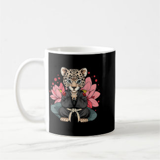 Taekwondo Leopard Kickboxen Animall Jiu-Jitsu Kaffeetasse