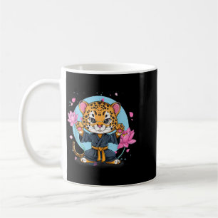 Taekwondo Leopard Kickboxen Animall Jiu-Jitsu Kaffeetasse