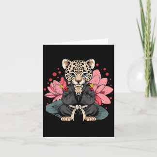 Taekwondo Leopard Kickboxen Animall Jiu-Jitsu Karte
