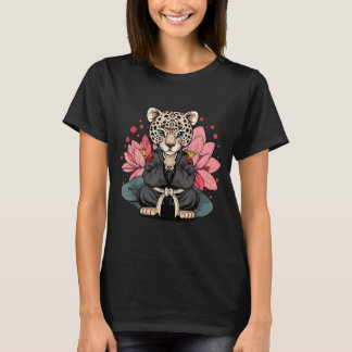Taekwondo Leopard Kickboxen Animall Jiu-Jitsu T-Shirt
