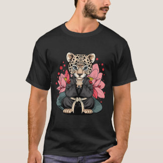 Taekwondo Leopard Kickboxen Animall Jiu-Jitsu T-Shirt