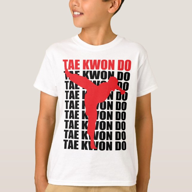 Taekwondo-Licht T-Shirt (Vorderseite)