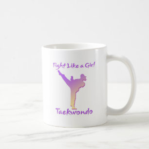 Taekwondo-Mädchen Kaffeetasse