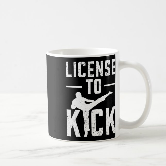 Taekwondo Mädchen Kinder Karate Kampfsport  Kaffeetasse (Rechts)